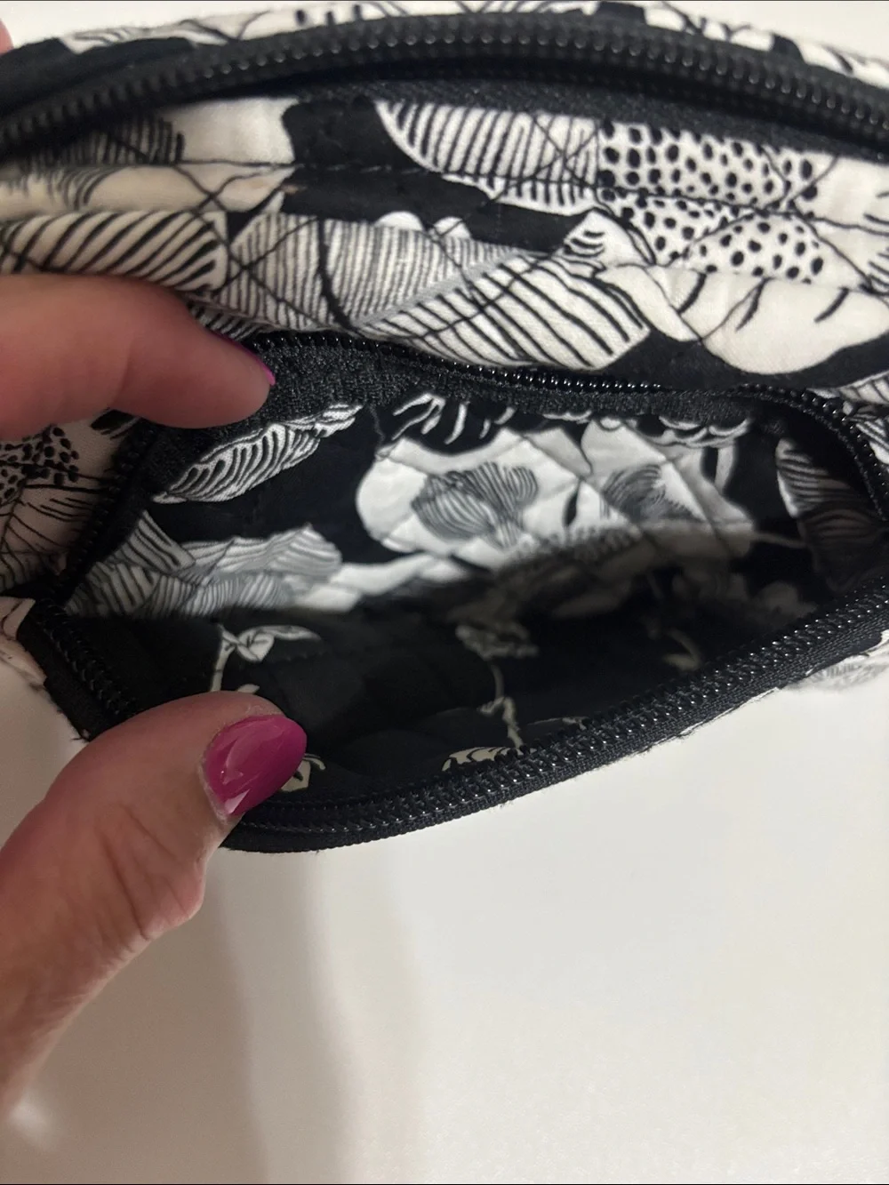 Vera Bradley retired Bedford  Blooms Cosmetic  Pouch